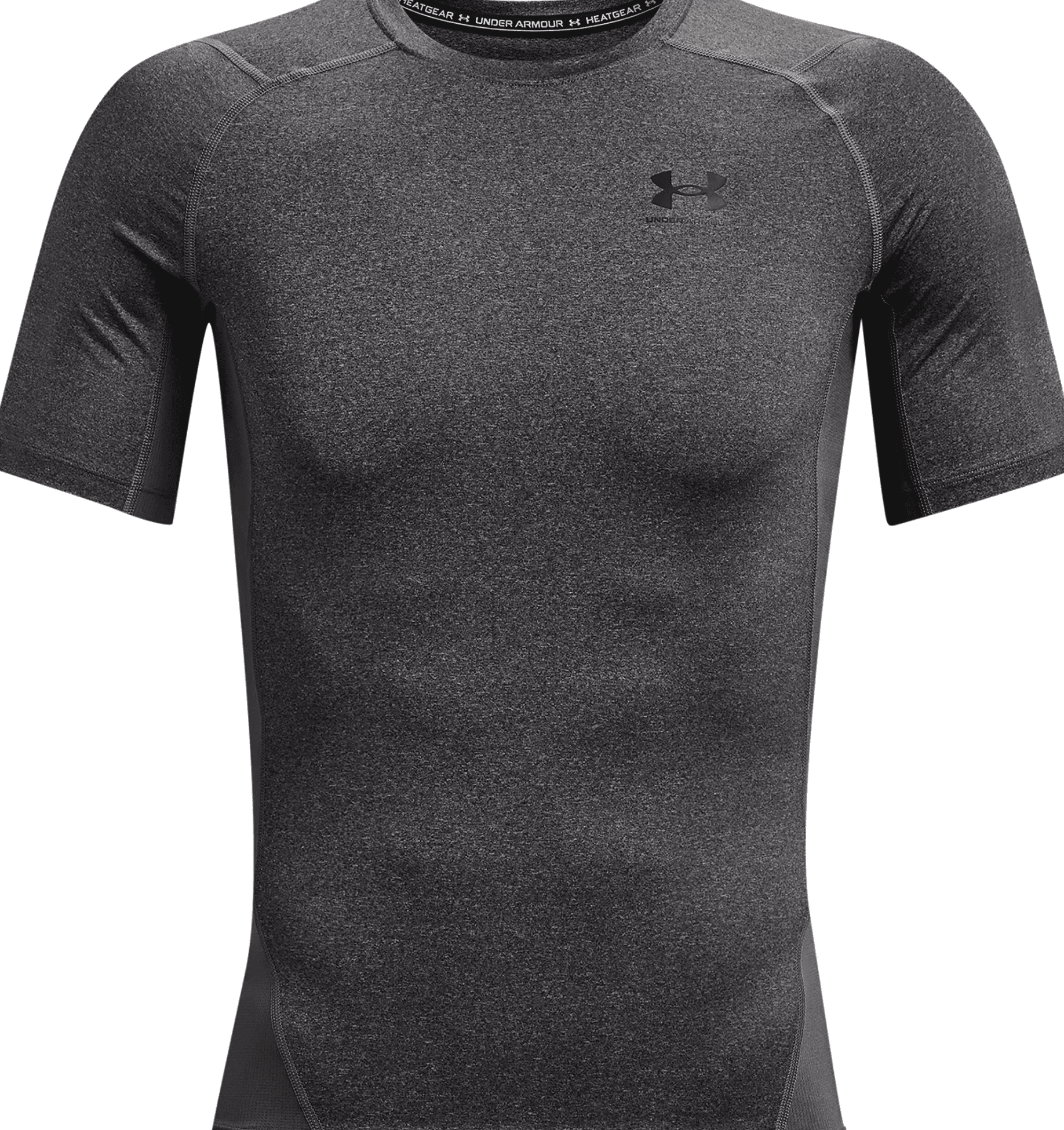 Under Armour HeatGear Armour Short Sleeve 1361518 - Carbon Heather, 2XL